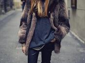 Street style inspiration; wear faux coat.-