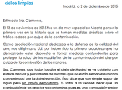 CArta Abierta Manuela CArmena: POSIBLE CAUSA CONTAMINACIÓN ATMOSFÉRICA