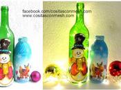 Cómo decorar botellas luces paso