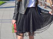 Look noche: falda camiseta