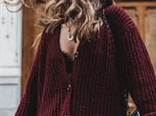 Burgundy Cardigan