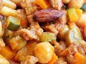 Estofado garbanzos soja texturizada