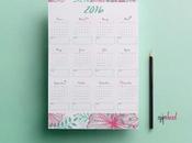 Freebie: Calendario 2016