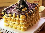 Turrón Choux cake