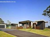 Casa campo contemporánea australiana.