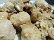 Albondigas ajillo microondas