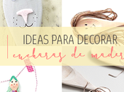 ideas para decorar cucharas madera