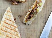 Sandwich ternera, pesto zanahoria queso