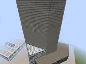 Réplica Minecraft: Rascacielos Financial Center, Boston, Massachusetts, Estados Unidos.