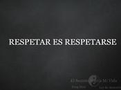 Respetar Respetarse