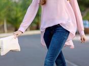 Pleated Pink Blouse