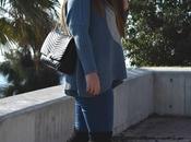 Oversize blue jumper