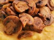 Polenta cremosa champiñones