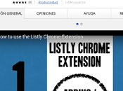 Listly. Añade rápidamente listas #Chrome