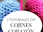 TUTORIALES Cojínes corazón trapillo/crochet/ganchillo/amigurumi