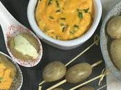 Patatitas Salsas: Mayonesa Cebollino Cheddar Espinacas