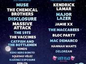 2016 anuncia Muse, Chemical Brothers, Disclosure, Massive Attack, 1975, Vacciness..
