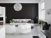 Apartamento blanco negro