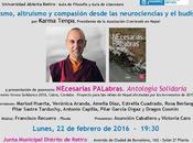 Conferencia presentación Necesarias Palabras (Antología solidaria Nepal)