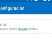 Firmas individuales cuentas Outlook para Android