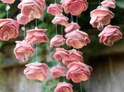 -DIY-Móviles rosas fieltro