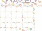 Imprimible: Calendario Marzo 2016