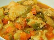 Guiso pechuga pollo verduras