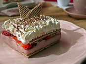 Lasaña fresas nata