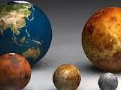 Planetas distintos tamaños