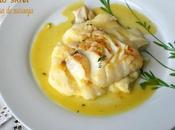 Bacalao skrei salsa naranja crema patata