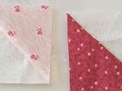 Bloque1: Quilt half square triangle