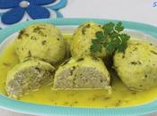 Albóndigas pollo salsa
