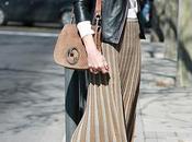 falda midi rayas biker