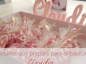 detalles bautizo Claudia