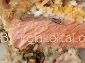 Kulibiak pastel ruso salado manera