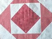 Bloque Quilt half square triangle