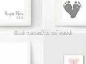 Cuadros huellas bebé