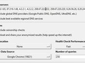 Internet rápido cambiando Namebench