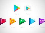 serán nuevos iconos Google Play