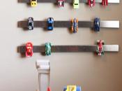 Idea para organizar coches juguete