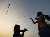 India: Festival cometas Gujarat enero 2011U...