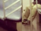 Rata recorre cuerpo pasajero dormido metro Nueva York