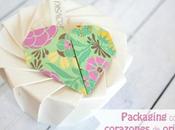 Packaging corazones origami