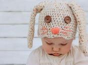Cómo hacer gorro para bebé crochet forma conejo