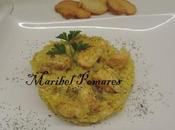 Risotto salmón olla programable.