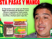 diputado Romero Calzada dinero apoyo legislativo dulces