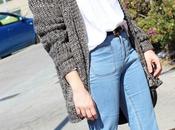 Jeans campana cardigan