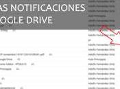 nuevas notificaciones Google Drive