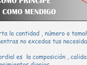 MITO “Desayunar como Rey, Comer Príncipe Cenar Mendigo