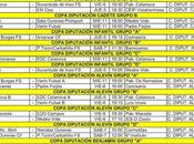 Horarios fútbol sala base Ourense, Mayo 2016
